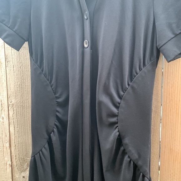 Peace of Cloth Brittany Lightweight Pont Black Dress size 6 - Picture 3 of 8